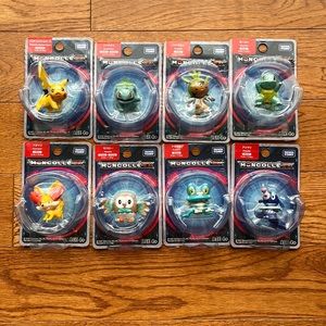 Eight Pokémon Mini Figures